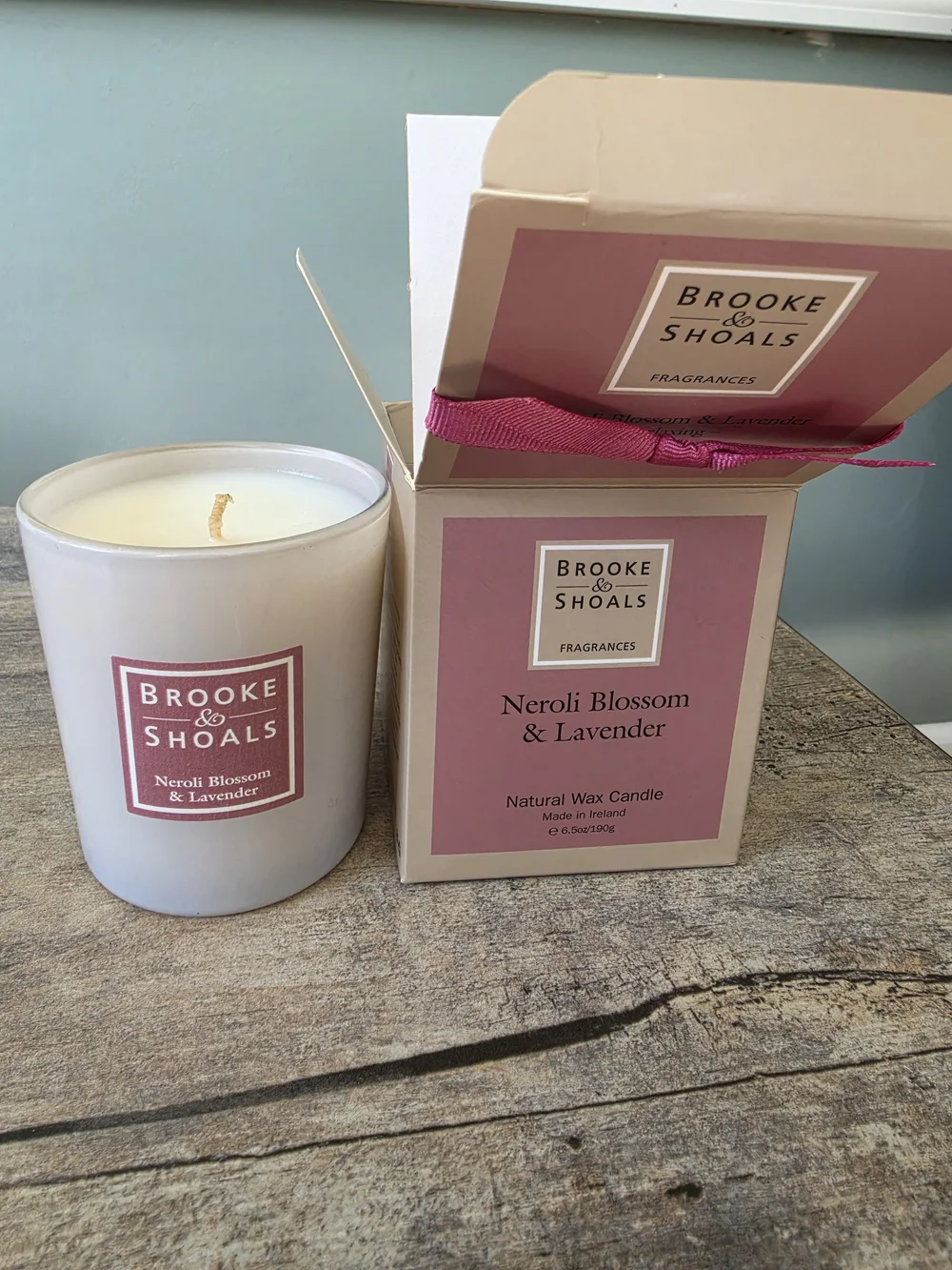 Brooke & Shoals Neroli Blossom & Lavender Candle - Made In Ireland